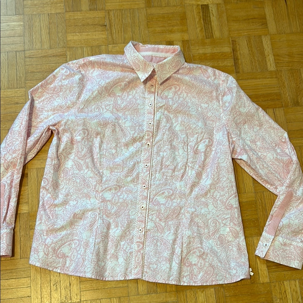 Bariloche Pink Paisley Shirt